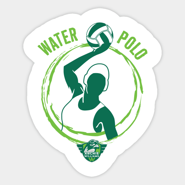 Archie Williams Water Polo Sticker by sagutierrez